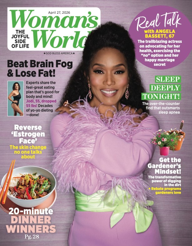 Angela Bassett Woman's World cover